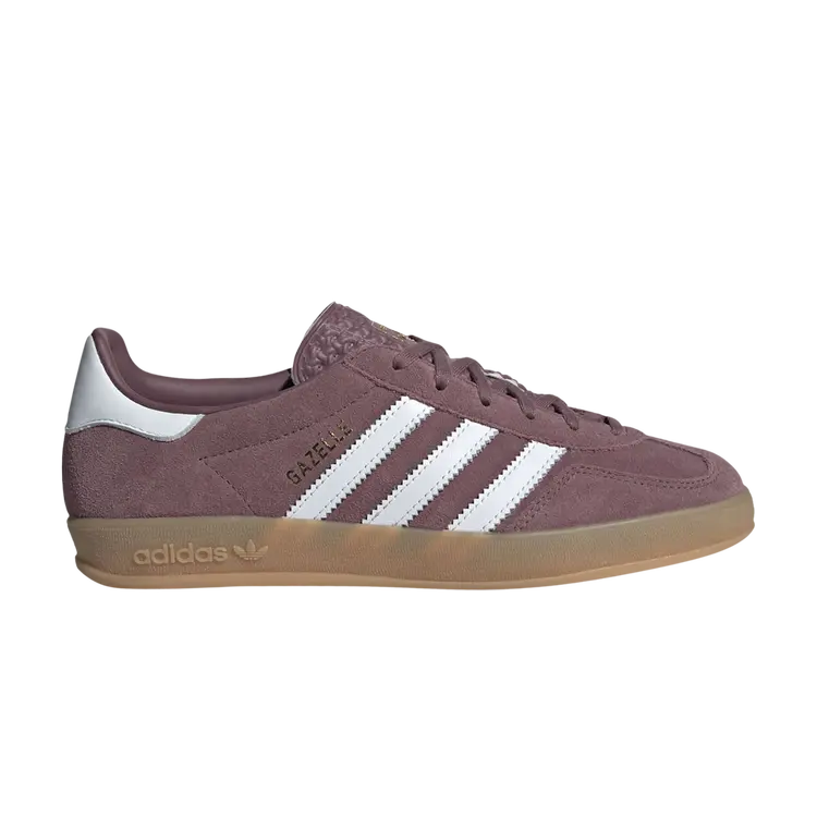 Кроссовки Wmns Gazelle Indoor, цвет Shadow Fig Gum
