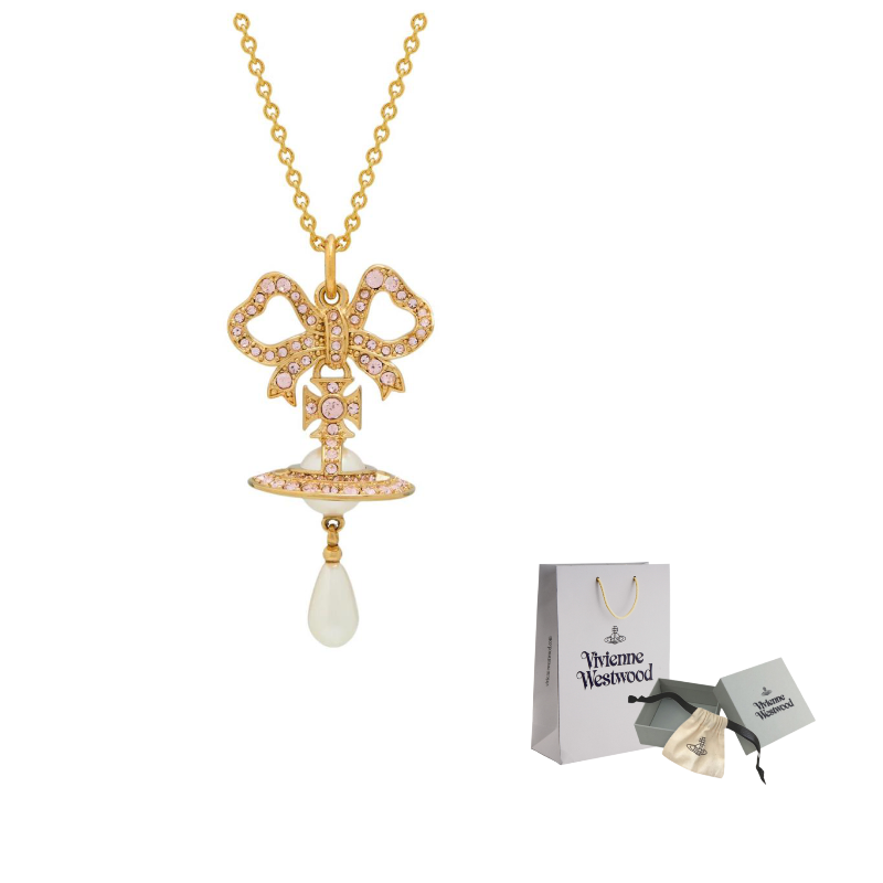 

Ожерелье Rigoberta Bow с жемчужным декором Vivienne Westwood, золотой