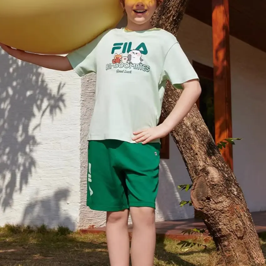 FILA KIDS Футболка bamboomates aqua bay green kids' — фото 3