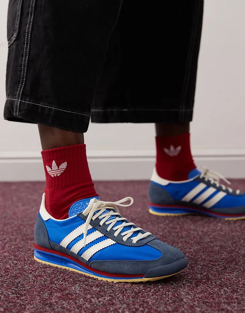 Кроссовки SL 72 OG в сине-белом цвете adidas Originals — фото 4