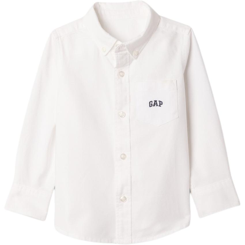 

Детская повседневная рубашка для детей 3-7 лет GAP, белый