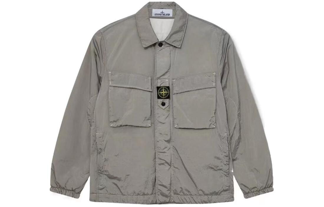 

Куртка мужская бетонно-серая Stone Island, серый