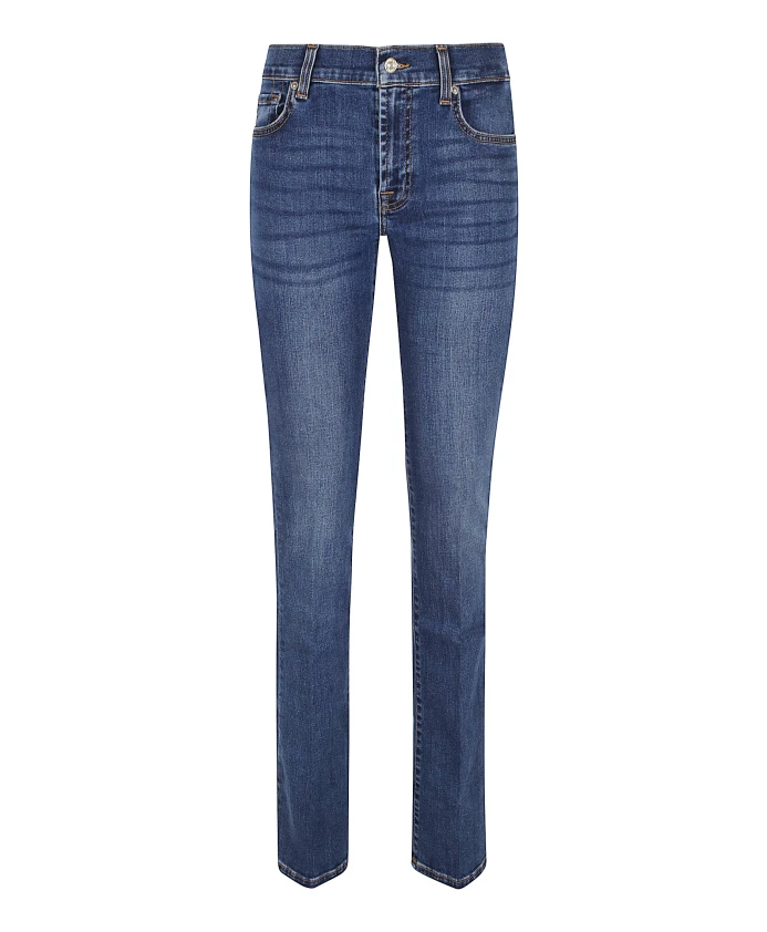 

Стильные синие брюки для женщин 7 For All Mankind, синий