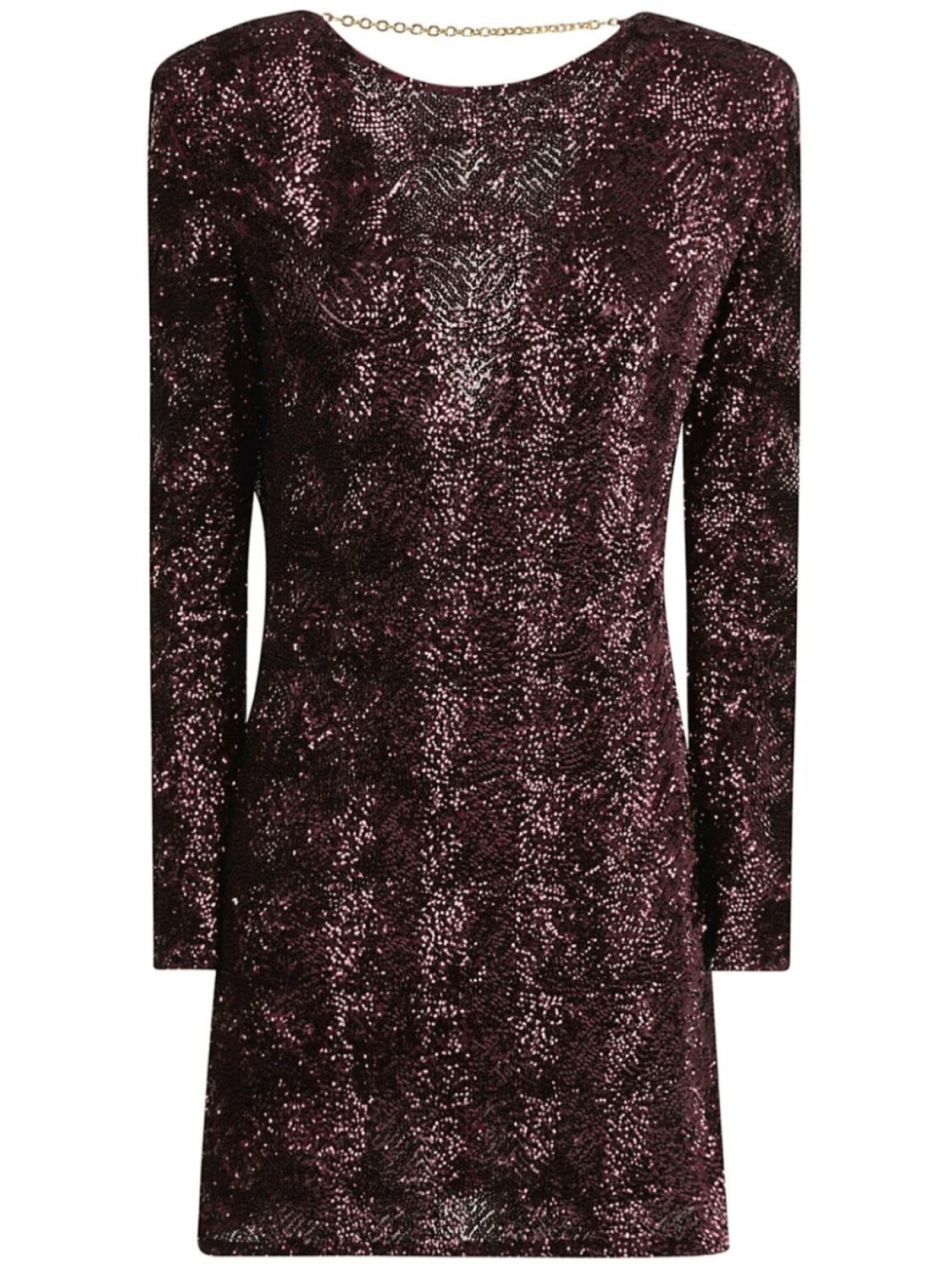 

Мини-платье с пайетками Elisabetta Franchi, красный