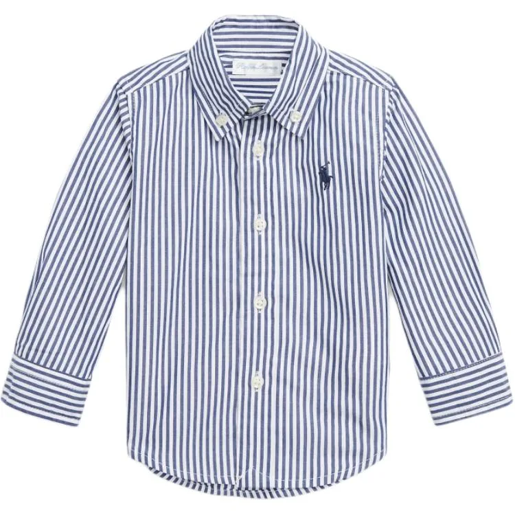 Повседневная рубашка для малышей Polo Ralph Lauren, темно-синий/белый