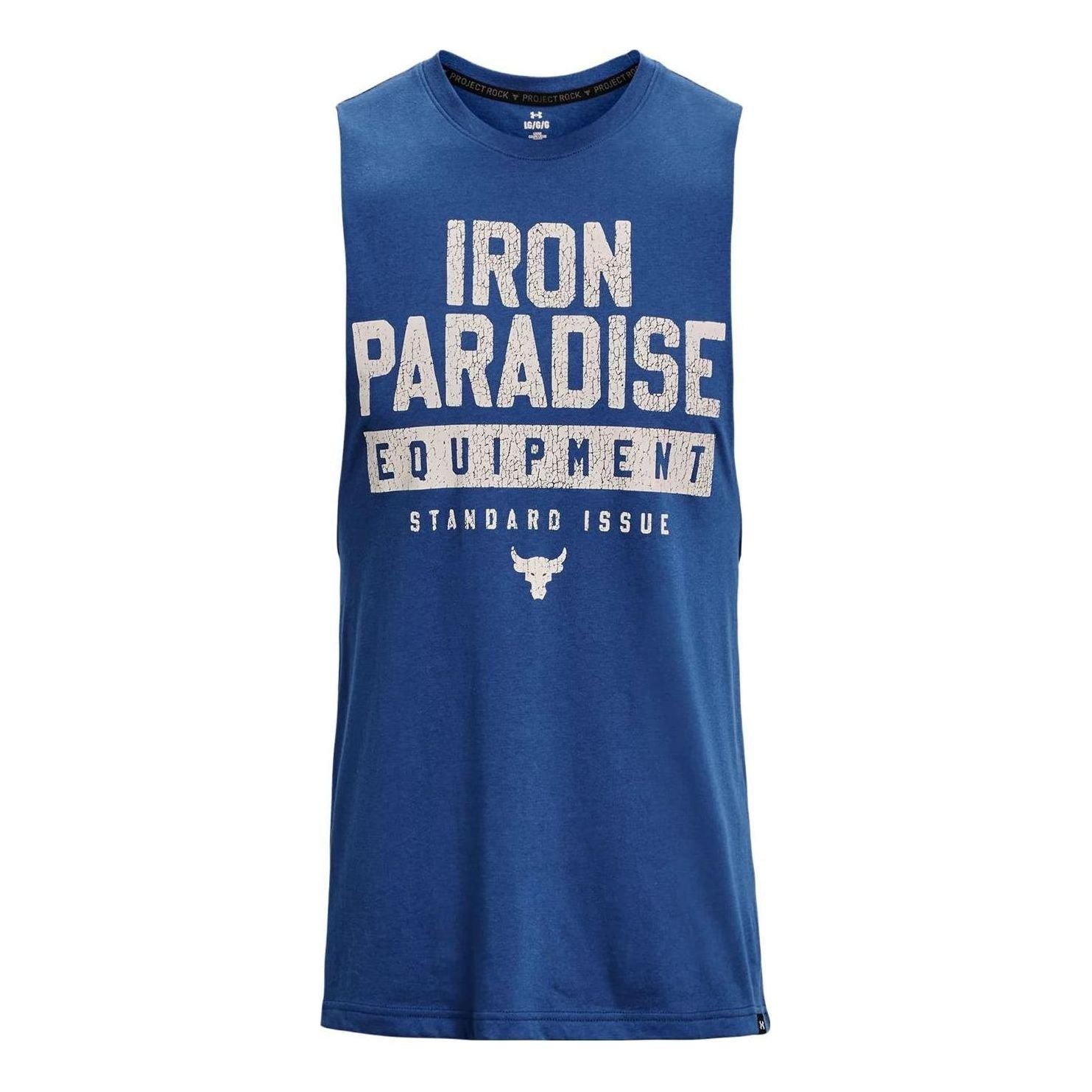

Спортивный топ Under Armour Project Rock Iron Muscle Tank 'Blue Grey' 1377290-471, черный