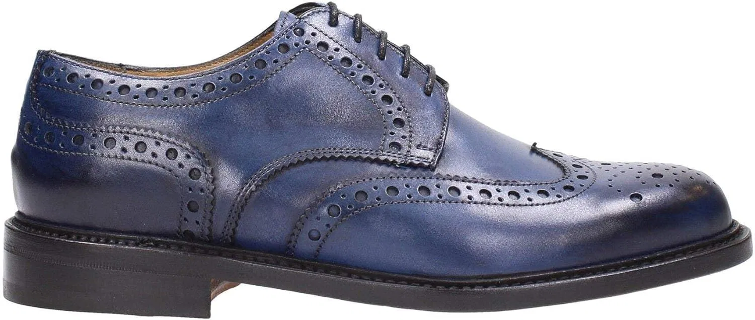 Berwick 1707, Мужские туфли на шнуровке, Blue