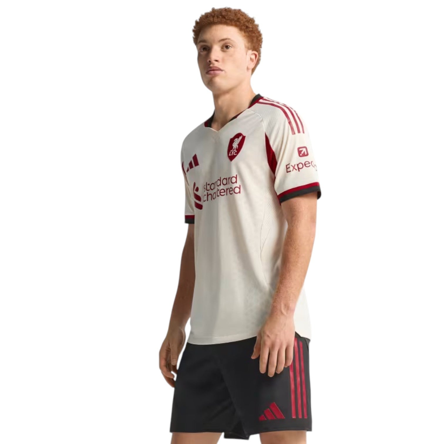 Джерси adidas Liverpool FC 25/26 Away Authentic Jersey 'Wonder White' — фото 3