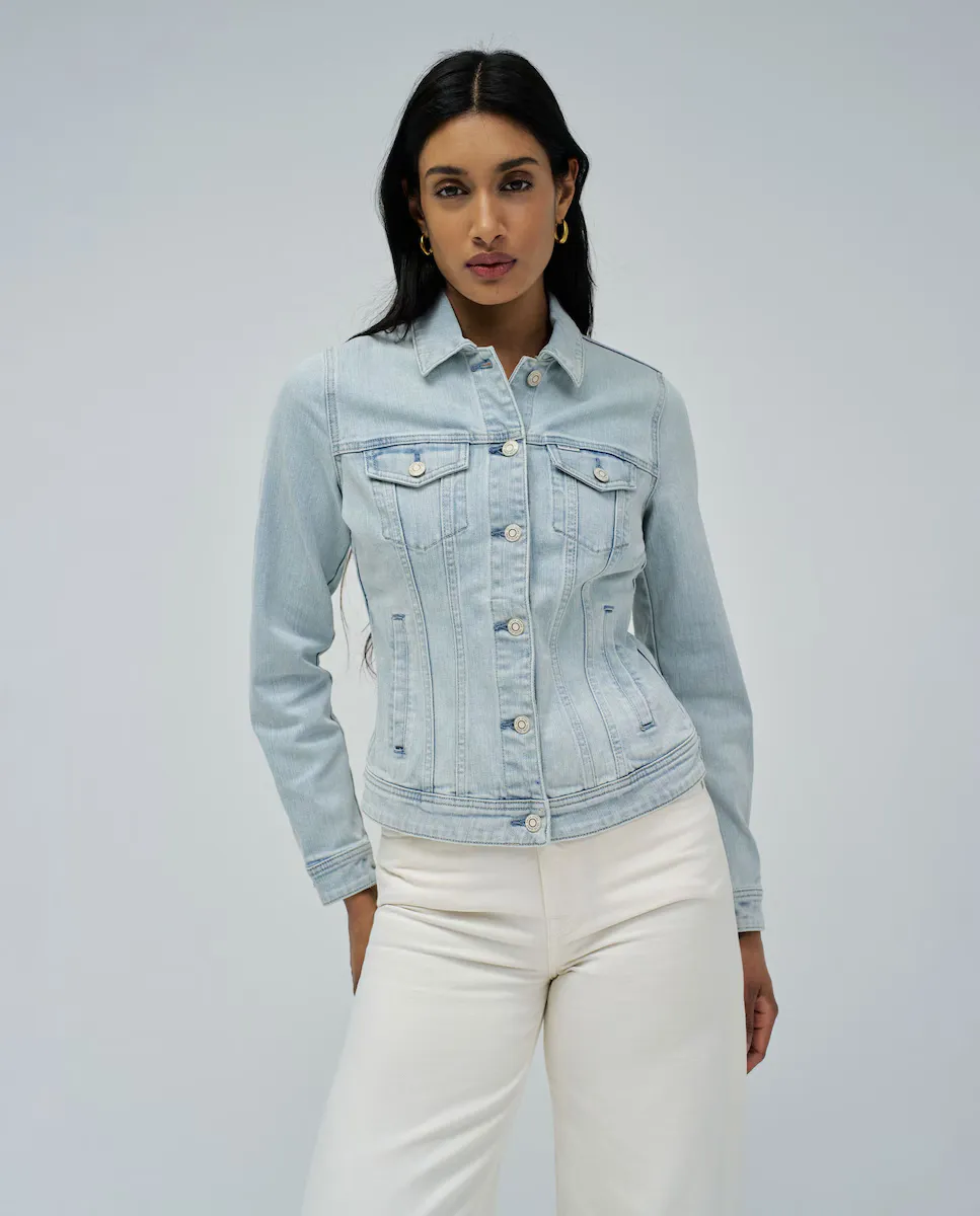 

Приталенная джинсовая женская куртка Salsa Jeans, синий