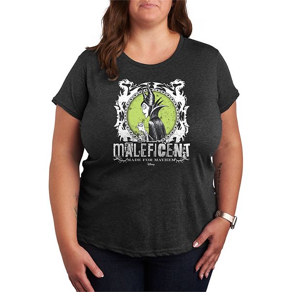 

Plus size футболка с графикой Maleficent Made for Mayhem в стиле панк Disney, Heather Charcoal, Черный, Plus size футболка с графикой Maleficent Made for Mayhem в стиле панк Disney, Heather Charcoal