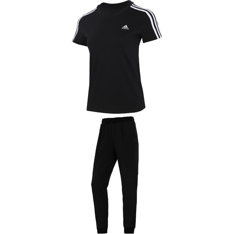 

Повседневный комплект женский черный Adidas