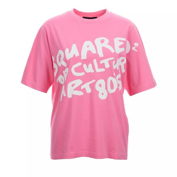 

Футболка t-shirt mit druck Dsquared2, розовый