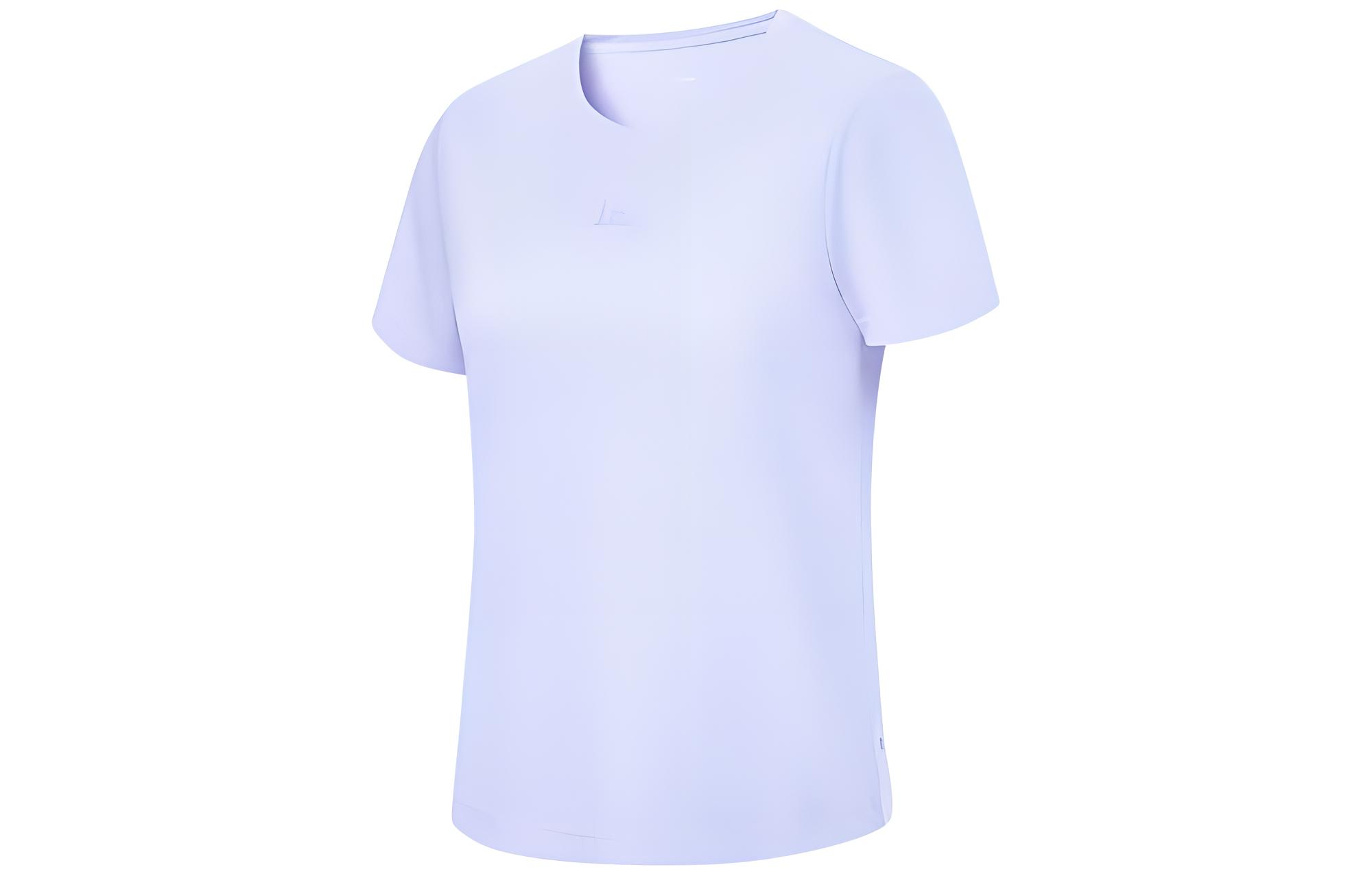 

LINING Футболка Fitness Series для женщин, светло-ярко-голубой