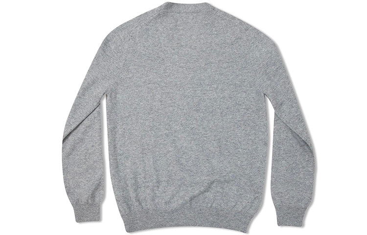 Кардиган COMME des GARCONS PLAY V-Neck Cardigan Black Heart 'Grey' AZ-N024-051-2, серый — фото 2