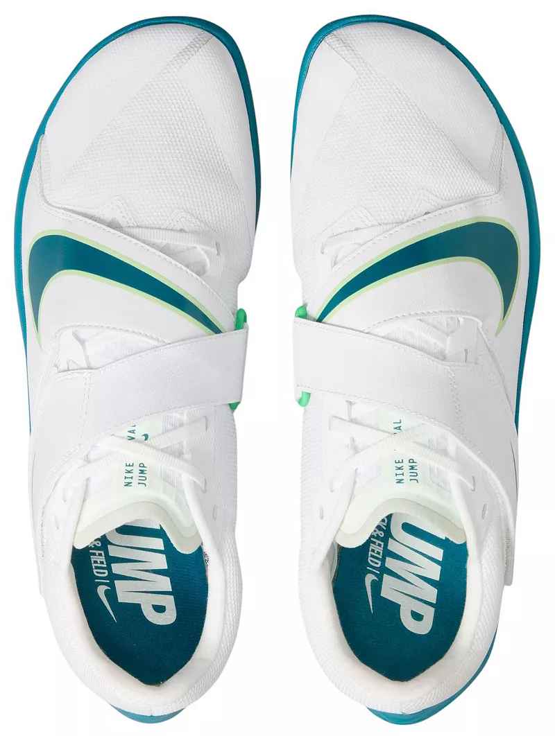 Легкоатлетические кроссовки Nike Zoom Rival Jump, белый/зеленый — фото 2