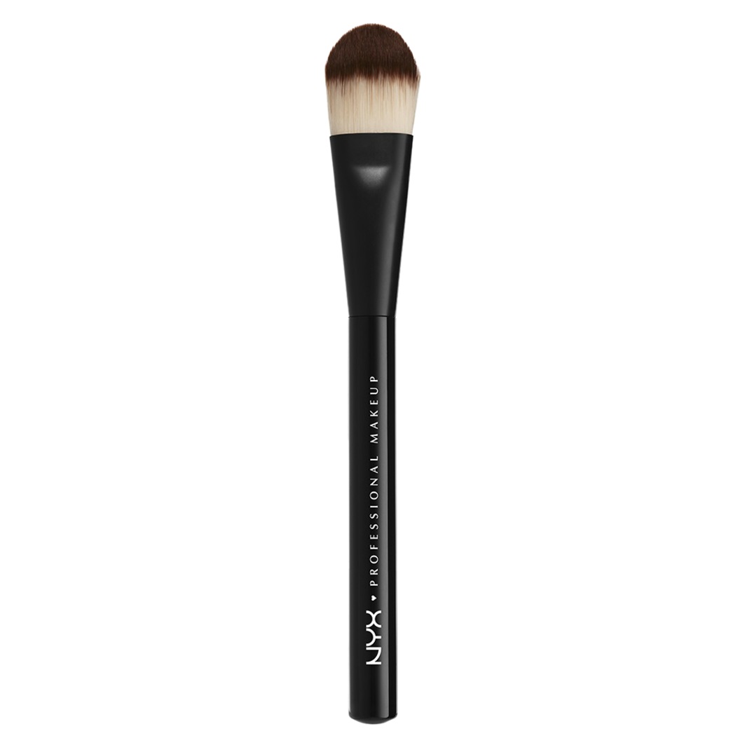 

Кисть для лица pro brush flat foundation Nyx Professional Makeup, количество 1 шт.