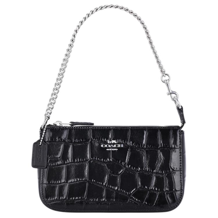 

COACH Сумка-тоут Nolita из коровьей кожи, через плечо, черная, женская, Trumpets