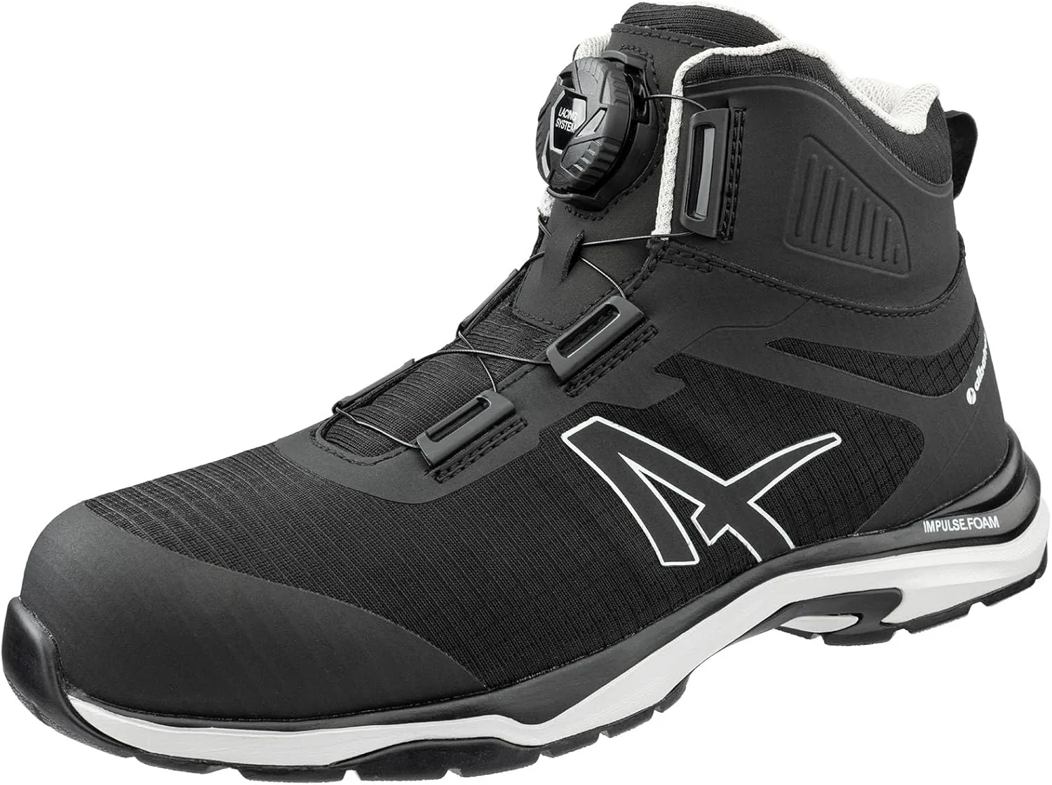 Мужские защитные ботинки ALBATROS Trailmaster Mid S3S ESD FO HRO SR, низкопрофильные, неметаллические вставки зтекловолокна, черный