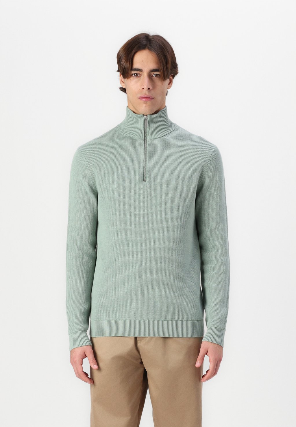 

Джемпер DANE STRUCTURE HALF ZIP Selected Homme, зеленый