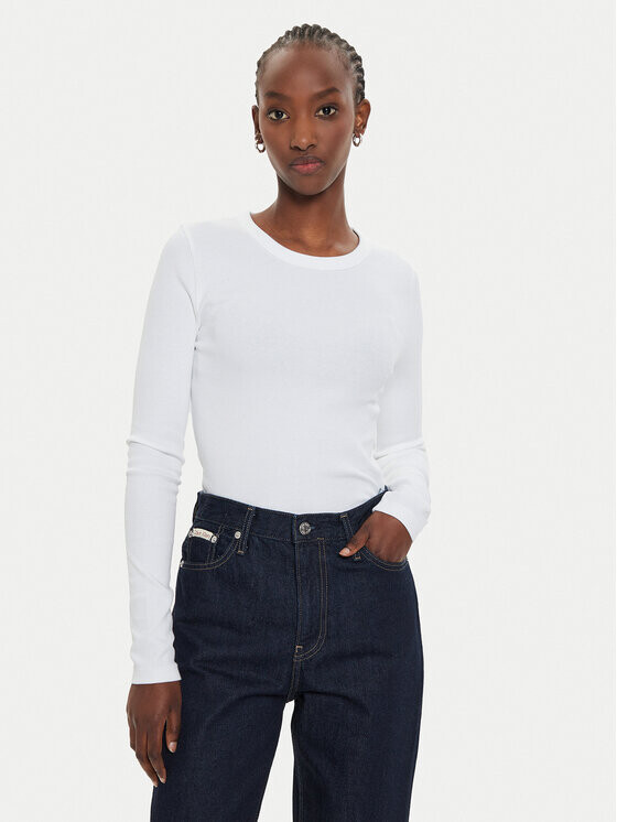 

Узкая блузка Calvin Klein, белый