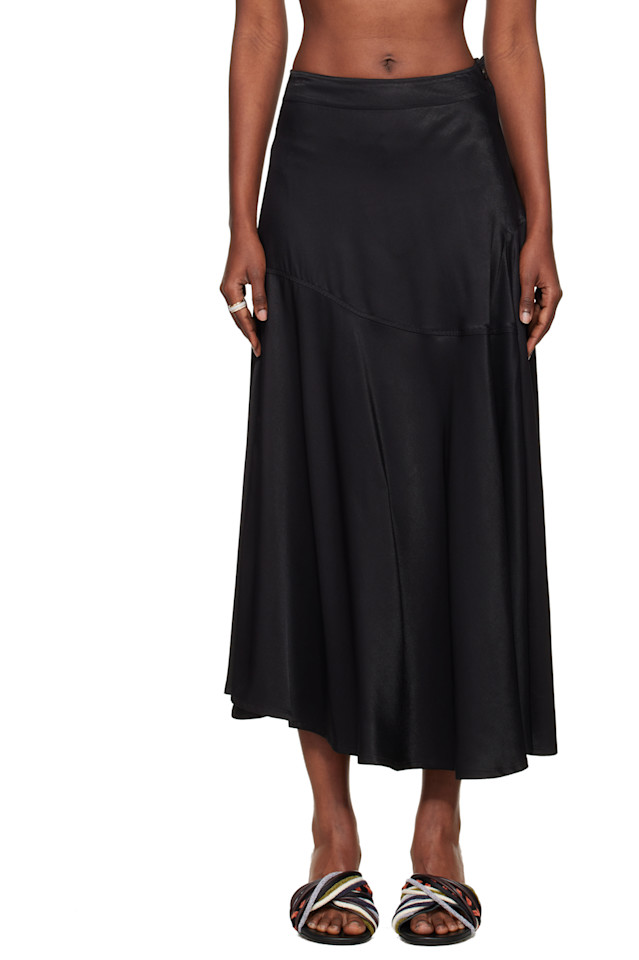 

Our Legacy Черная юбка миди "Вальс"