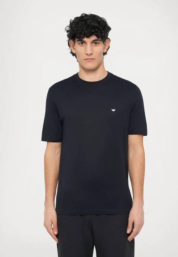 Простая футболка Emporio Armani, Blue Navy