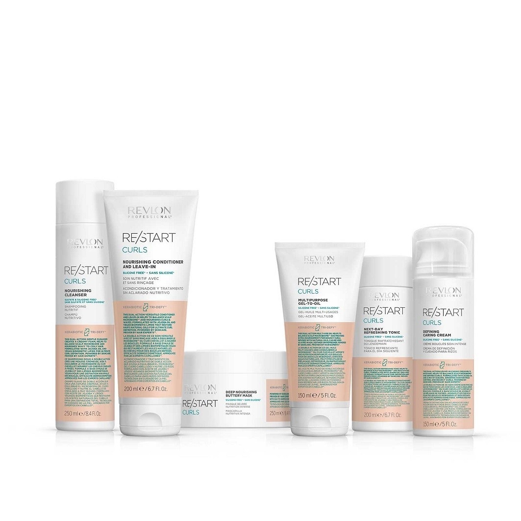 Кондиционер для волос restart curls nourishing conditioner Revlon Professional, объем 200 мл — фото 2