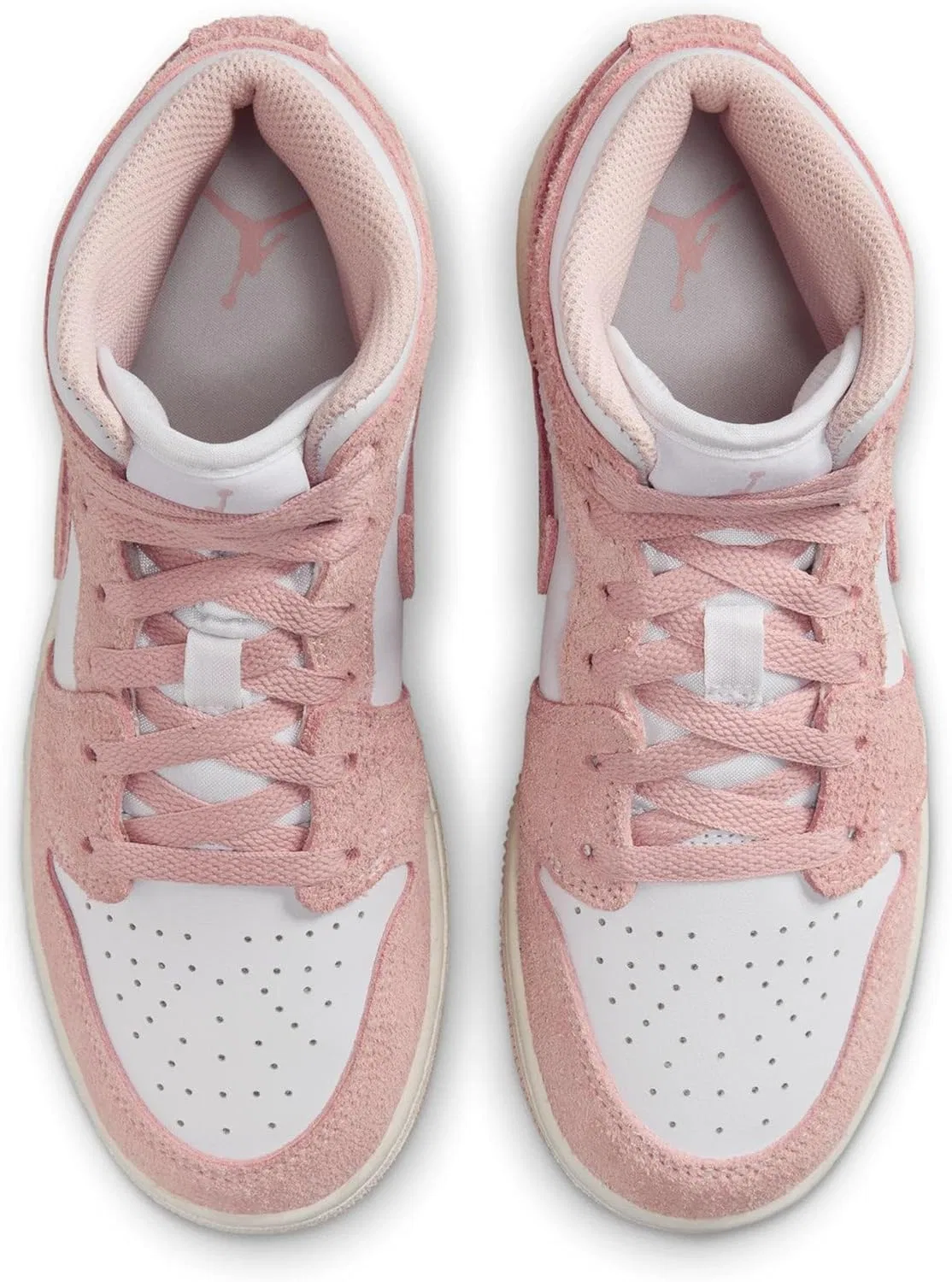 Кроссовки Nike Air Jordan 1, белый/парус/легендарный розовый — фото 4