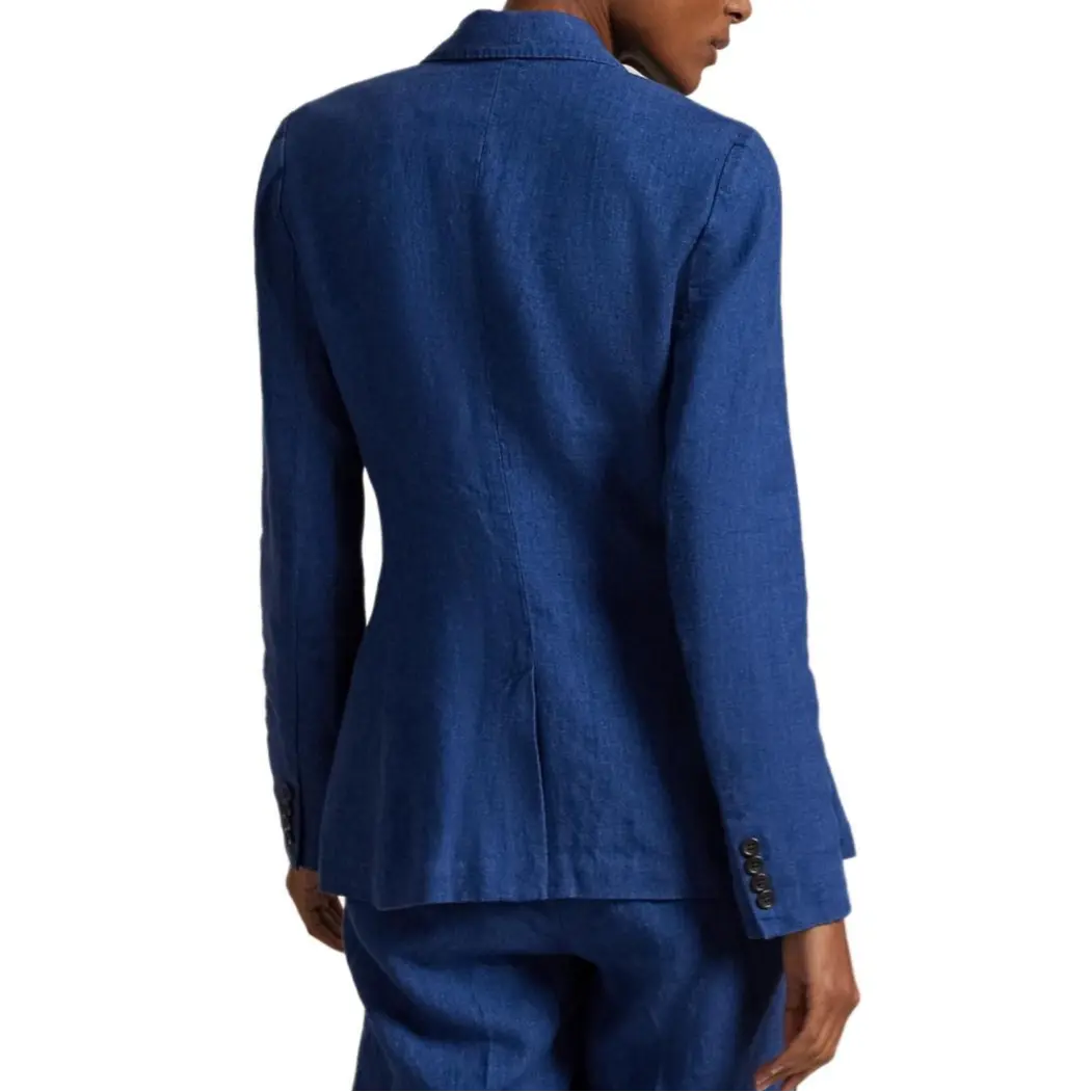 Polo Ralph Lauren Женский деловой пиджак королевского синего цвета, Royal Blue — фото 4