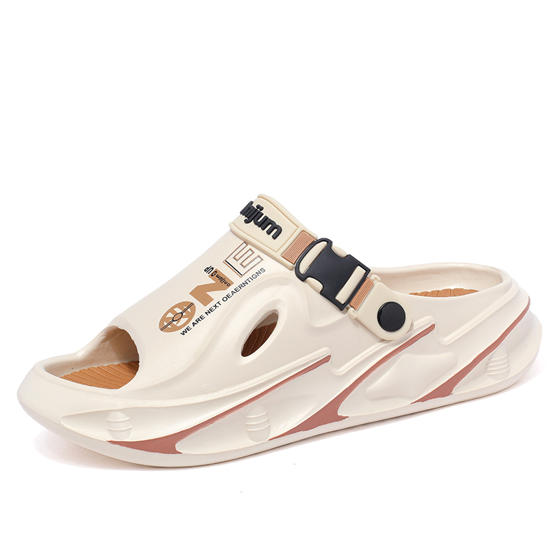 

NANJIREN Пляжные сандалии унисекс бежево-коричневые, цвет Beige Brown