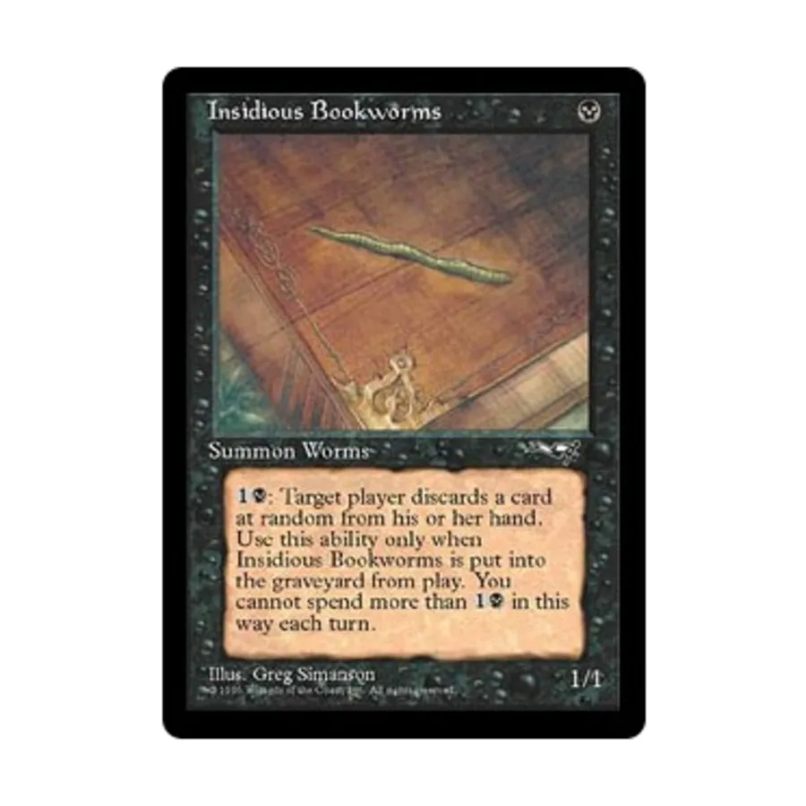 

CCG Коварные книжные черви - Вер. 1 (С1), MTG - Alliances