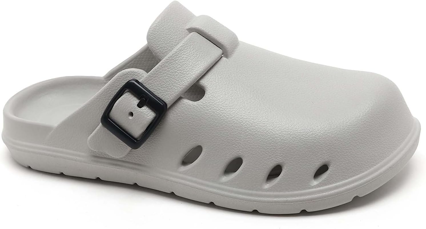 

Садовые сабо для женщин и мужчин, шлепанцы-слипоны, удобные сабо, противоскользящие, для прогулок, душа на улице, летние пляжные тапочки Generic, серый