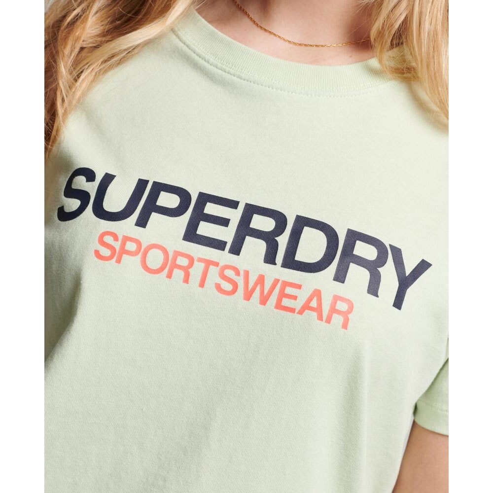 Футболка Superdry Sportswear Logo Relaxed, зеленый — фото 3