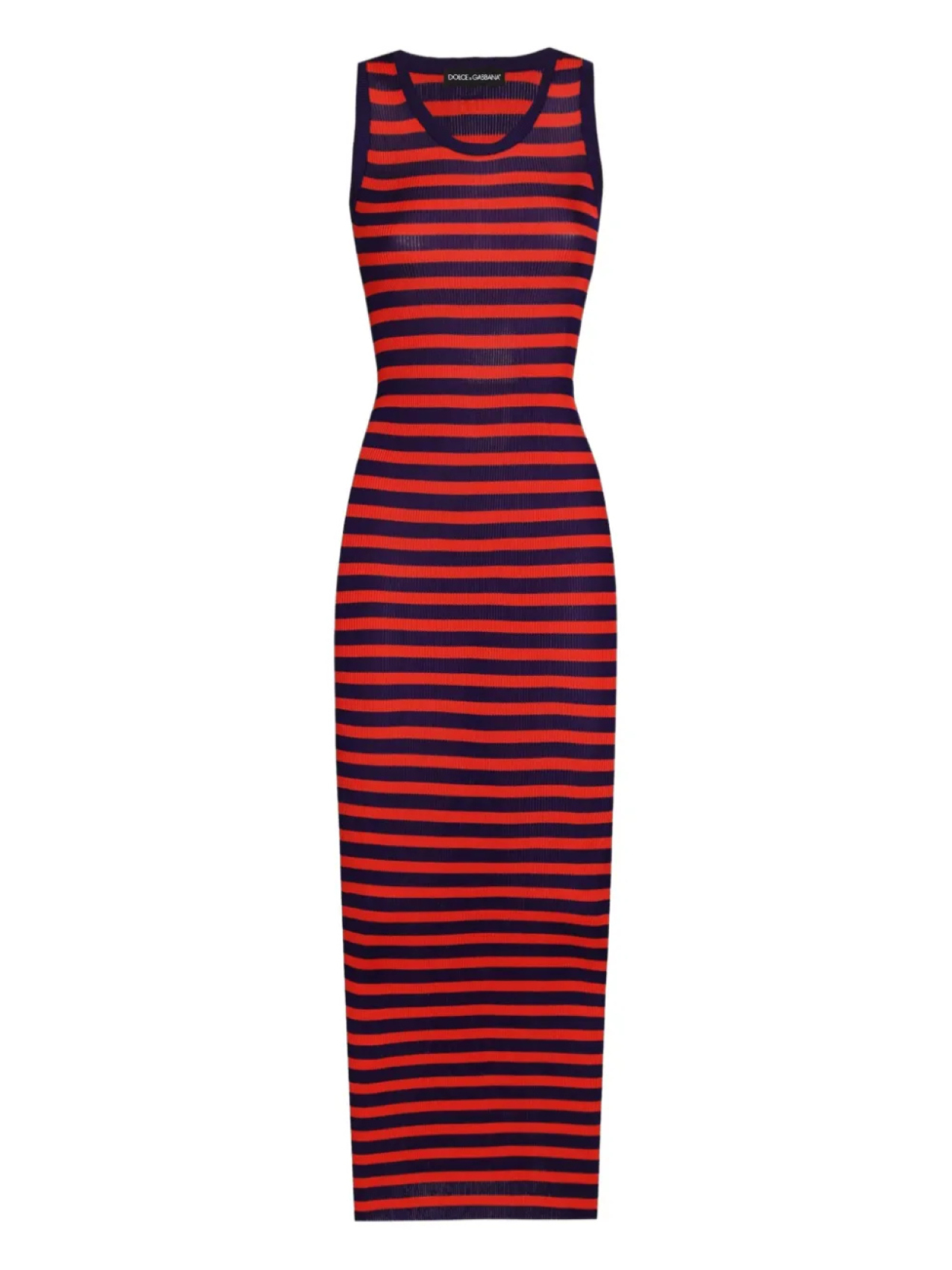 

Dolce & Gabbana платье в рубчик, фиолетовый