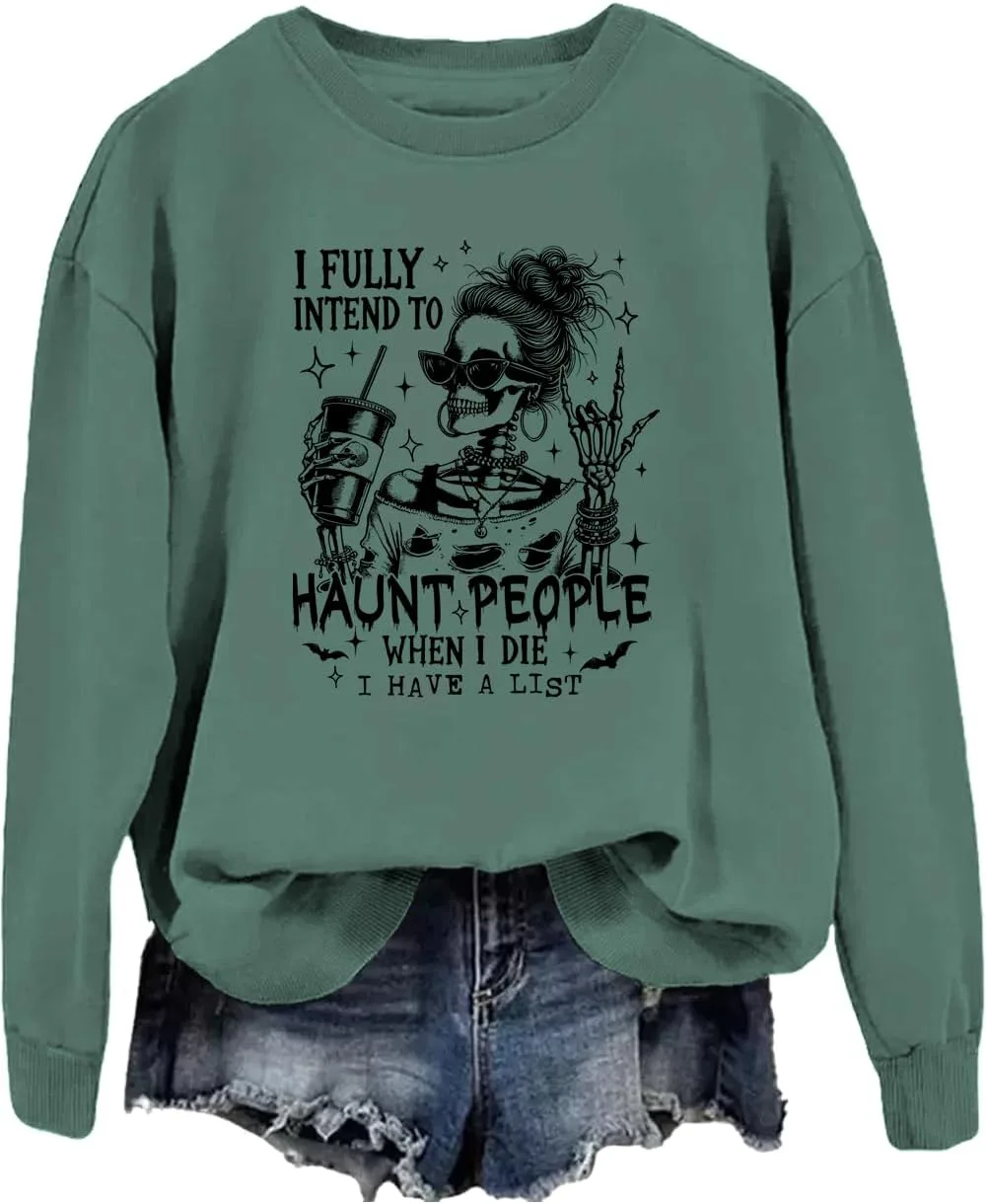 

Толстовка I Fully Intend To Haunt People