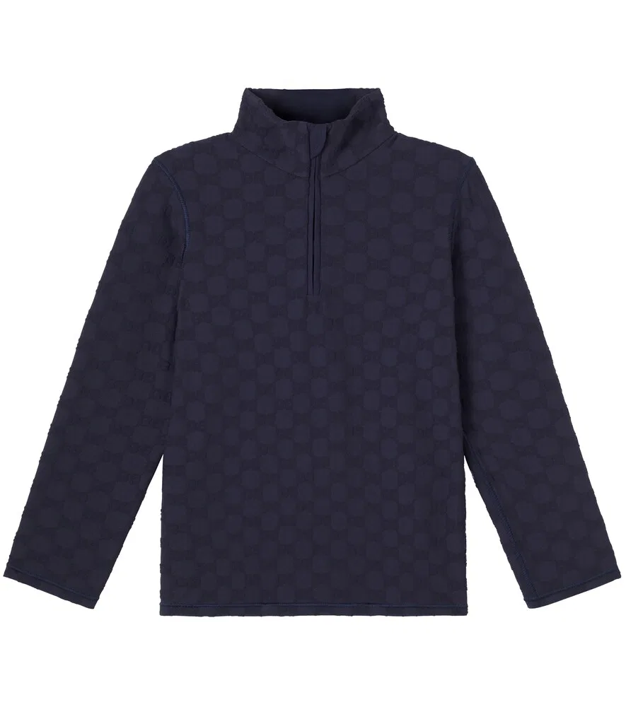 Жаккардовая куртка GG Gucci Kids, синий