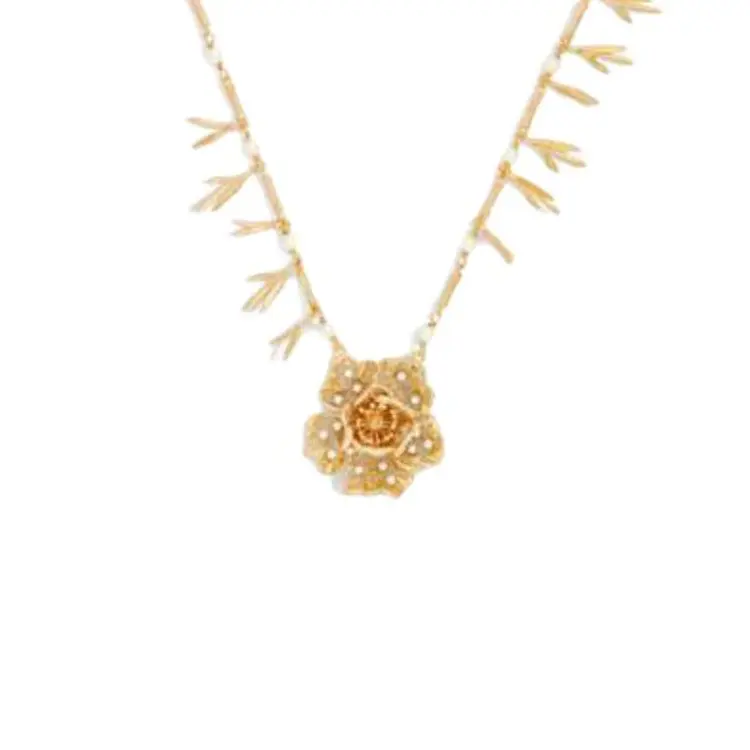 

DIOR Золоченное ожерелье jardin унисекс gold