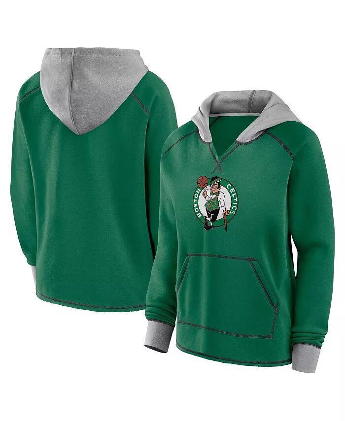 

Женская толстовка с капюшоном Kelly Green Boston Celtics Boom Logo Athletic