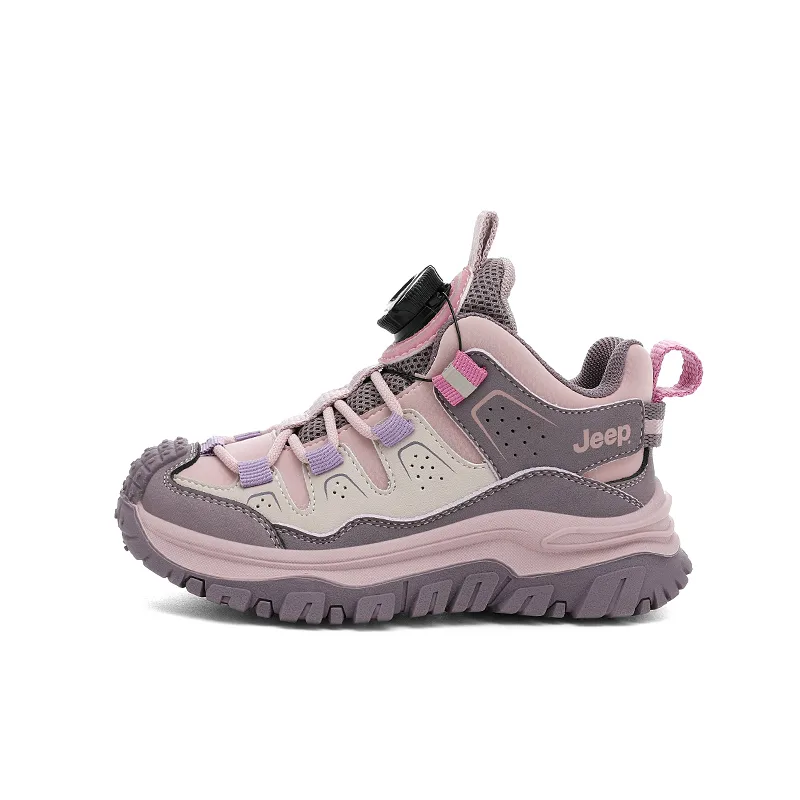 Детские кроссовки Kids' Jeep, Milkshake Pink/Wisteria Gray[Leather Upper]