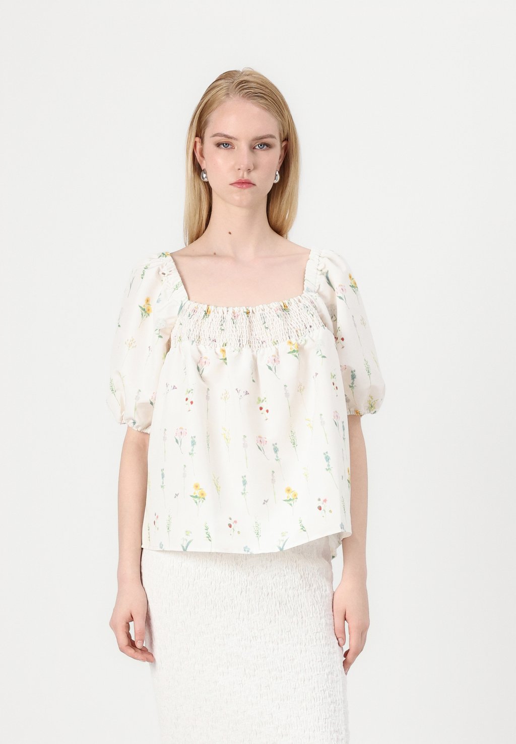 

Топ VMNICOLA Vero Moda, кремовый