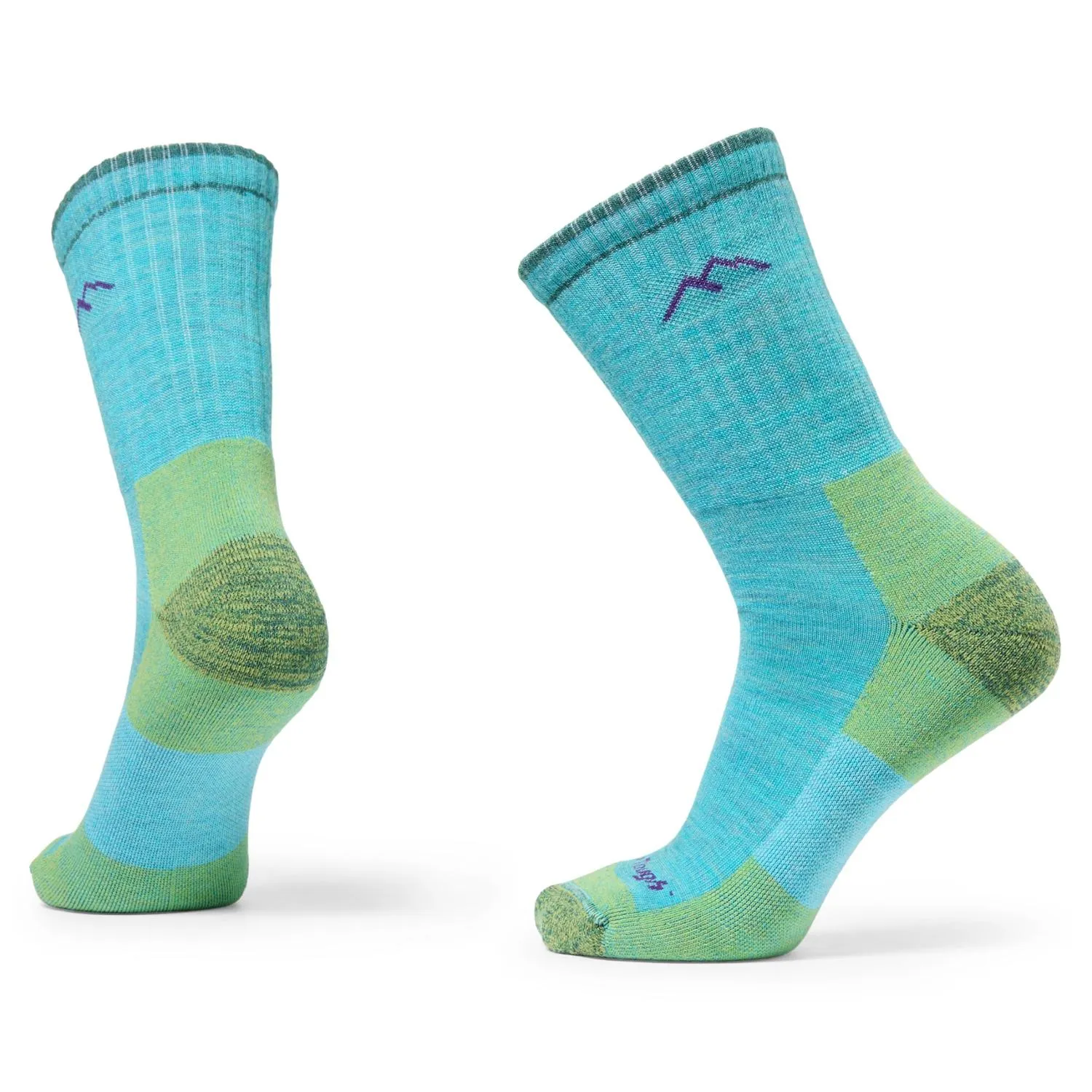 

Туристические носки микро-крю с амортизацией Darn Tough, Aqua Heather