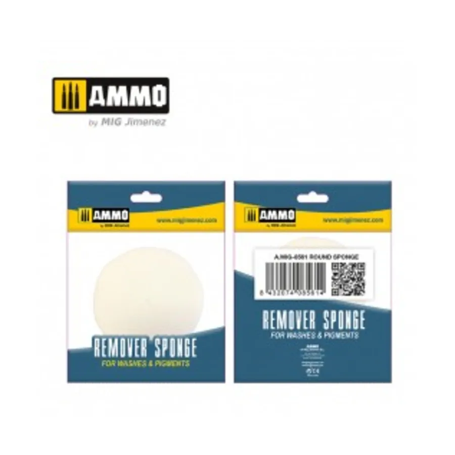 

Круглая губка для удаления, Assorted Painting Accessories (AMMO)