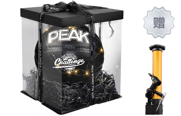 

PEAK Баскетбольный мяч PU черный размер 7 тренировочный unisex Китай