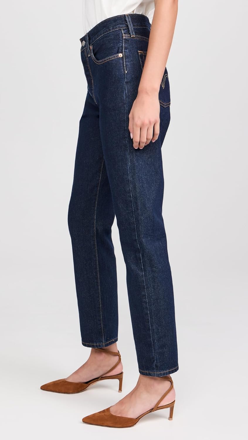 Женские джинсы Levi's Premium 501 Original Fit, Deep Breath - Dark Indigo — фото 4