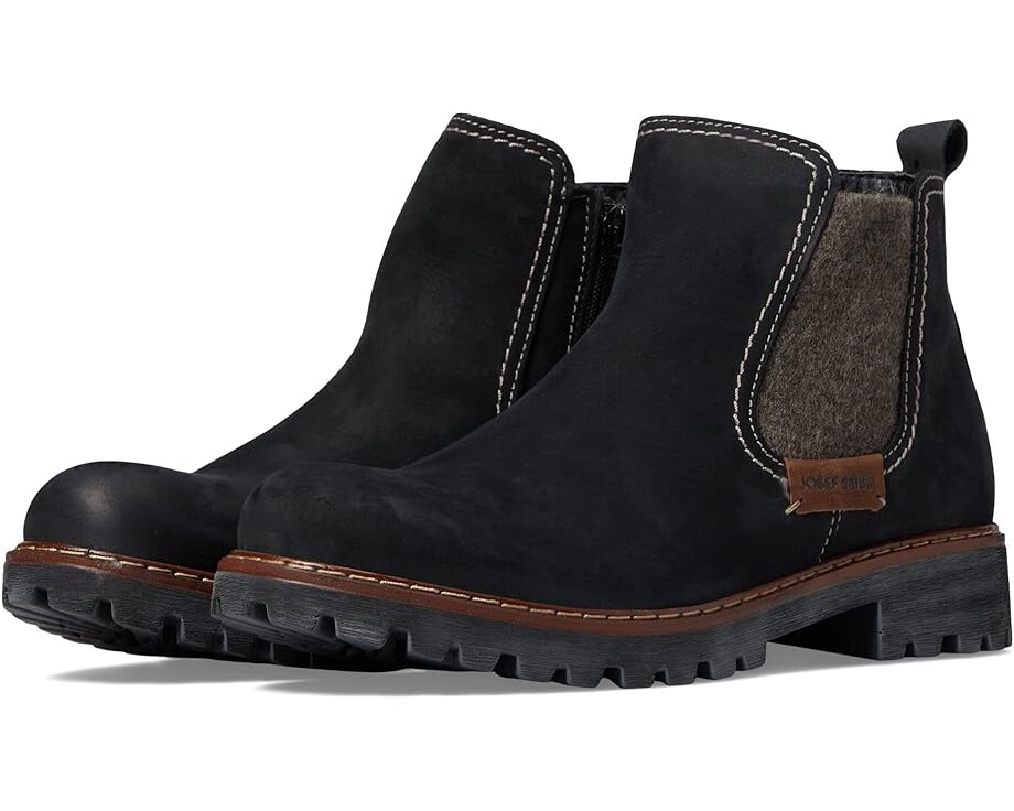 Ботинки Josef Seibel Marta 03, цвет Black/Kombi Ungaro/Washed