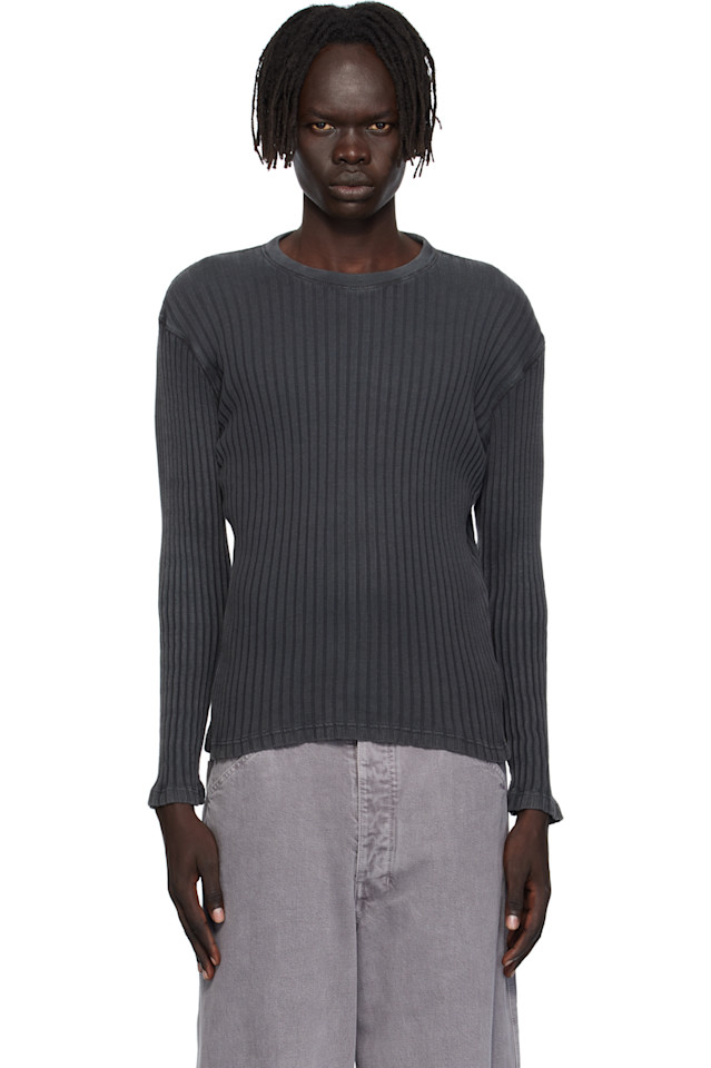 

Hope Серая футболка с длинными рукавами