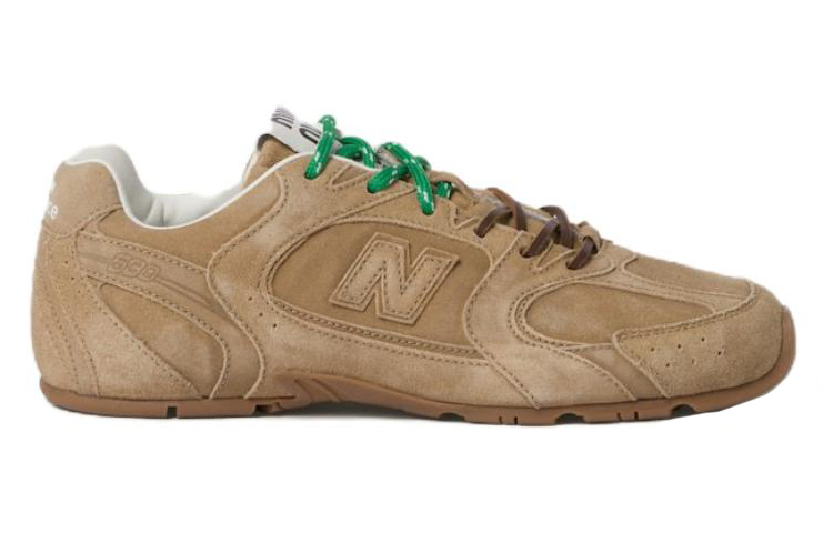 New Balance x NB 530 SL Qixi Festival Модель Низкие Повседневные Кроссовки Женские Светлый Умбер MIU MIU, Бежевый — фото 2
