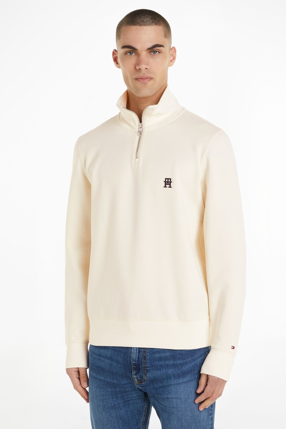 

Толстовка с монограммой Tommy Hilfiger, бежевый