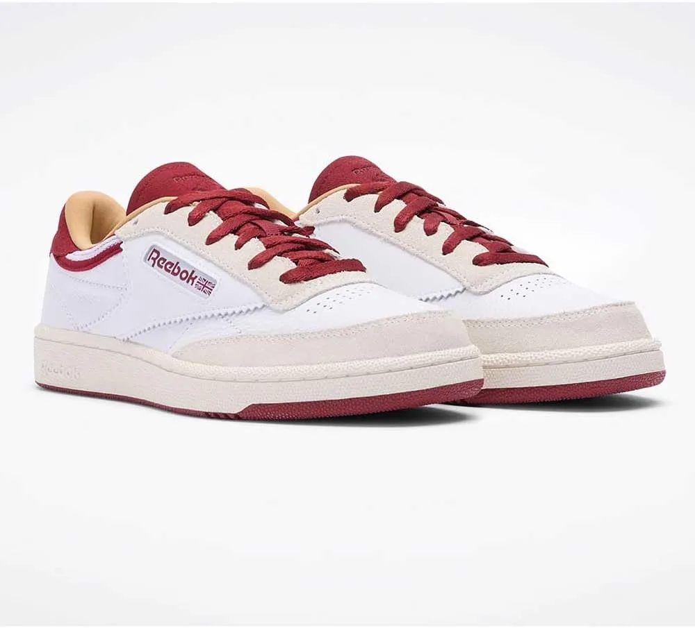 Кроссовки Reebok Unisex Glide Ripple Clip, белый/красный — фото 3