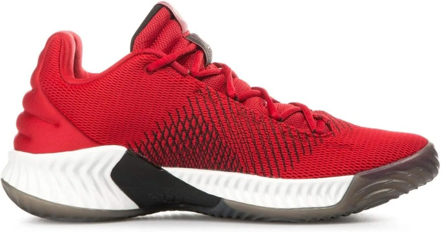 Мужские низкие баскетбольные кроссовки Adidas Pro Bounce 2018, Red Powred Ftwwht Cblack Powred Ftwwht Cblack — фото 3